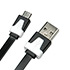 USB-Micro USB flat cable 1.8m CU-0318F Black
