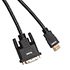 Кабель HDMI Type-A M -  DVI-D M (Single link) v1.4b чёрный 5м HC-A1750