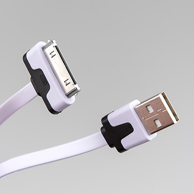 Кабель USB Type-A M - Apple 30pin M белый 1м. CI-0110F white main photo