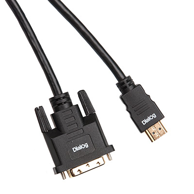 Кабель HDMI Type-A M -  DVI-D M (Single link) v1.4b чёрный 5м HC-A1750 main photo