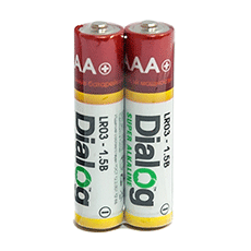 Щелочные батарейки AAA Dialog LR03-2S