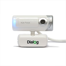 Веб-камера Dialog WC-23UAF White-Silver