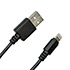 Кабель USB Type-A M - Apple Lightning M чёрный 1м CI-0310 Black