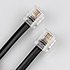 Telephone cable CT-0130 Black