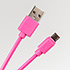 Кабель USB Type-A M - Micro USB Type-B M v2.0 розовый, 1м CU-0310 Pink
