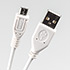 Кабель USB Type-A M - Micro USB Type-B M v2.0 белый, 1м в коробке CU-0310-P White