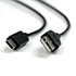 USB Type-C (M) - USB A (M) cable v2.0, 1m CU-1110 Black