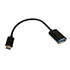 Кабель OTG USB Type-C M - USB Type-A F v2.0 чёрный, 15см CU-1201 Black