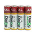 AA alcaline batteries LR6-4S