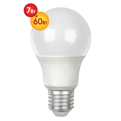 Энергосберегающая лампа A60-E27-7W-3000K main photo