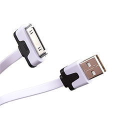 Кабель USB Type-A M - Apple 30pin M белый 1м. Dialog CI-0110F white