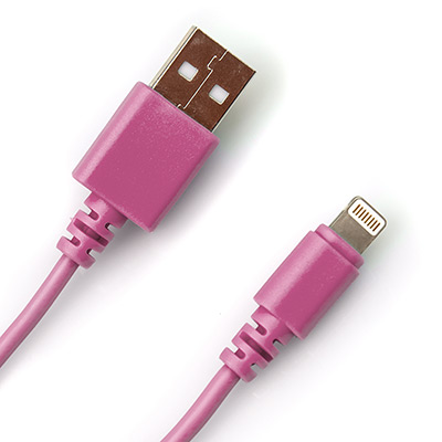 Кабель USB Type-A M - Apple Lightning M розовый 1м CI-0310 Pink main photo