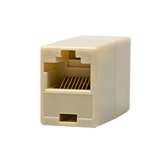 Удлинитель для патч-кордов RJ-45 F - RJ-45 F белый Dialog CN-0001 White