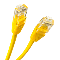 Patch cable 1m Dialog CN-0110 Yellow