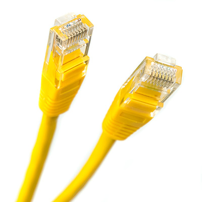 Патч-корд UTP Cat.5e RJ-45 M - RJ-45 M жёлтый 1м CN-0110 Yellow main photo