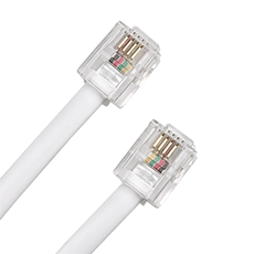 Telephone cable Dialog CT-0115 White