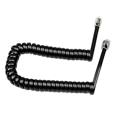 Скрученный телефонный кабель RJ-14 M - RJ-14 M чёрный 1,5м Dialog CT-0215S Black