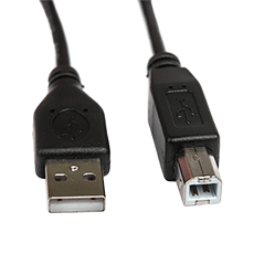 USB 2.0 cable 3m Dialog CU-0230 Black