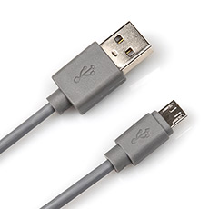 USB 2.0 cable 1m Dialog CU-0310 Grey