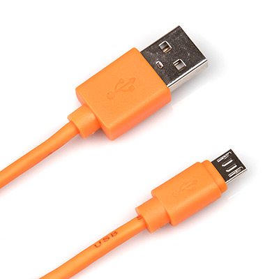 Кабель USB Type-A M - Micro USB Type-B M v2.0 оранжевый, 1м CU-0310 Orange main photo