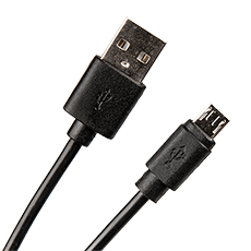 Кабель USB Type-A M - Micro USB Type-B M v2.0 чёрный, 1,8м Dialog CU-0318 Black
