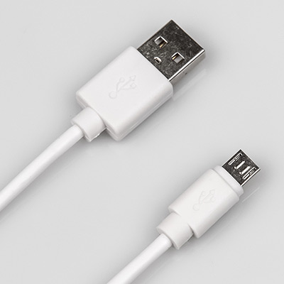 Кабель USB Type-A M - Micro USB Type-B M v2.0 белый, 1,8м CU-0318 White main photo