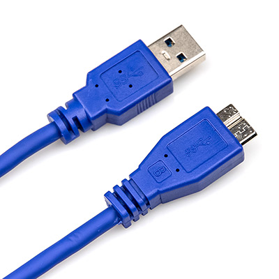 Кабель USB Type-A M - Micro USB Type-B v3.0 синий, 1м. CU-0610 Blue main photo