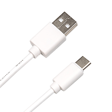 Кабель USB Type-A M - USB Type-C M v2.0 белый, 1м Dialog CU-1110 White