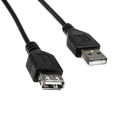 Удлинитель USB Type-A F - USB Type-A M v2.0 чёрный, 1.8м HC-A2018 main photo