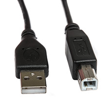Кабель USB Type-A M - USB Type-B M v2.0 чёрный, 1,8м Dialog HC-A2218