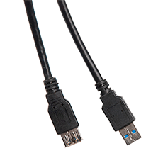 Удлинитель USB Type-A F - USB Type-A M v3.0 чёрный, 3м Dialog HC-A4830