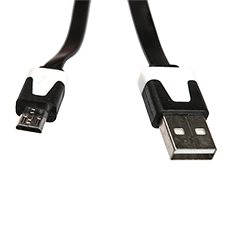 Кабель USB-Type-A M - Micro USB Type-B M v2.0 чёрный, 1м Dialog HC-A5410