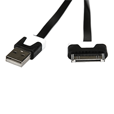 Кабель USB Type-A M - Apple 30pin M чёрный 1м Dialog HC-A6110