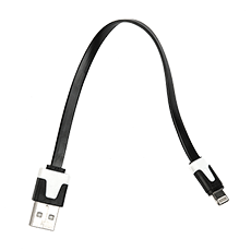 Кабель USB Type-A M - Apple Lightning чёрный 21 см Dialog HC-A6401