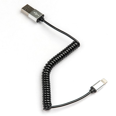 Spiral cable USB - Apple lightning 90cm HC-A6510 main photo