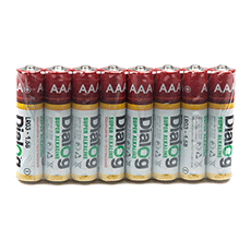 AAA alcaline batteries Dialog LR03-8S