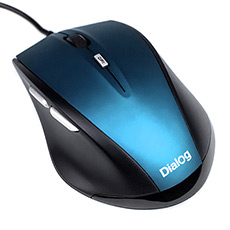 Mouse Dialog MOK-17U Blue