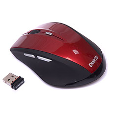 Wireless mouse Dialog MRLK-17U Red