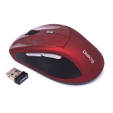 Wireless mouse Dialog MRLK-18U Red