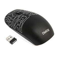 Wireless mouse Dialog MROK-13U Black