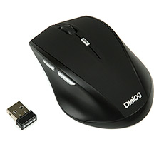 Wireless mouse Dialog MROK-17U Black