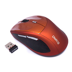 Wireless mouse Dialog MROK-18U Orange