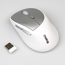 Wireless mouse Dialog MROK-18U White