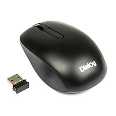 Wireless mouse Dialog MROP-06UB Black