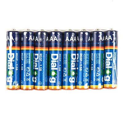 AAA saline batteries R03P-8S main photo