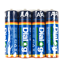 AA saline batteries Dialog R6P-4S