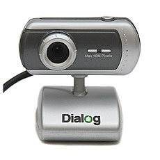 Веб-камера Dialog WC-03U Silver