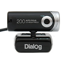 Веб-камера Dialog WC-25U Black